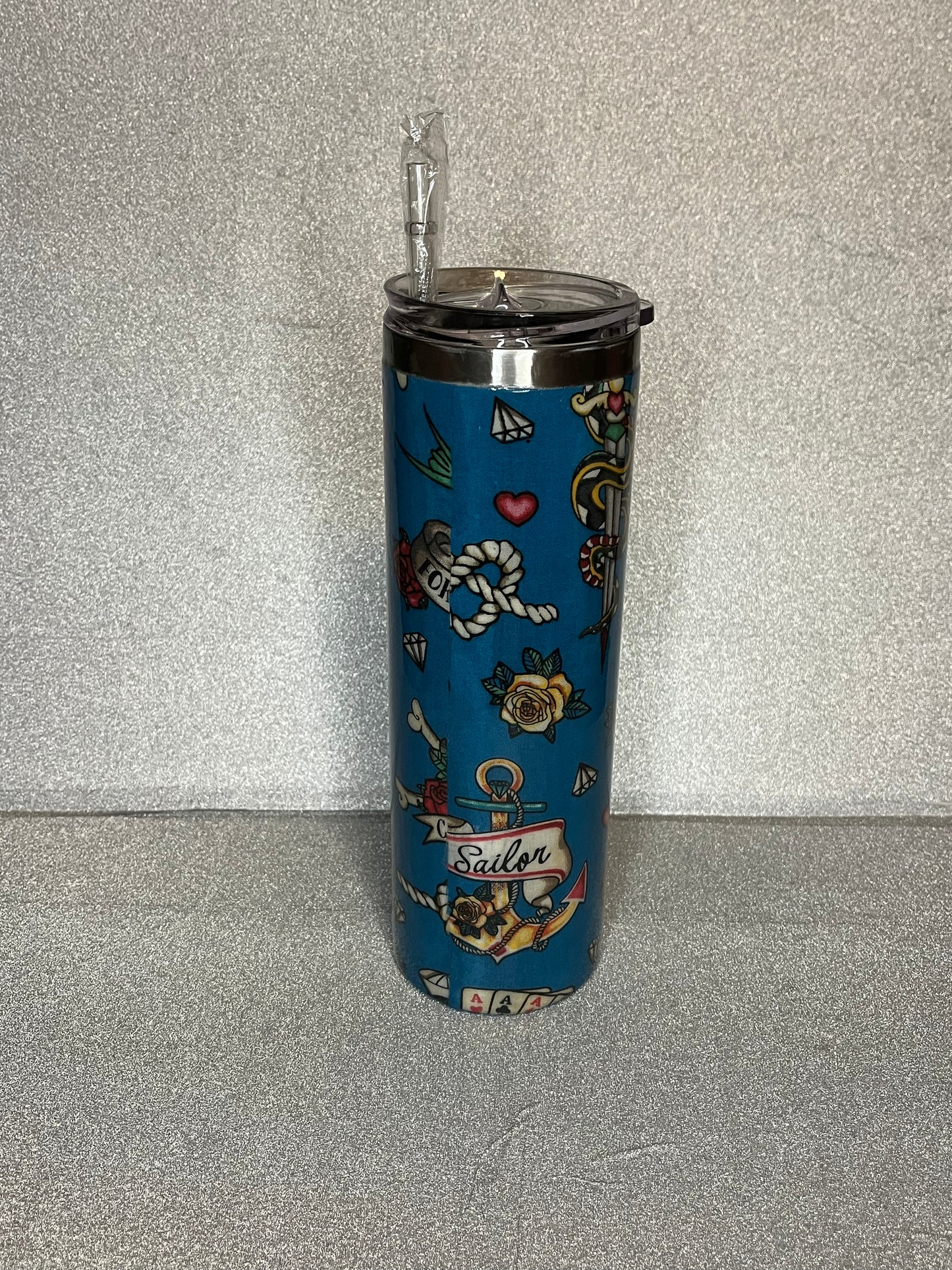 30 oz Skinny Tumbler - Sailor