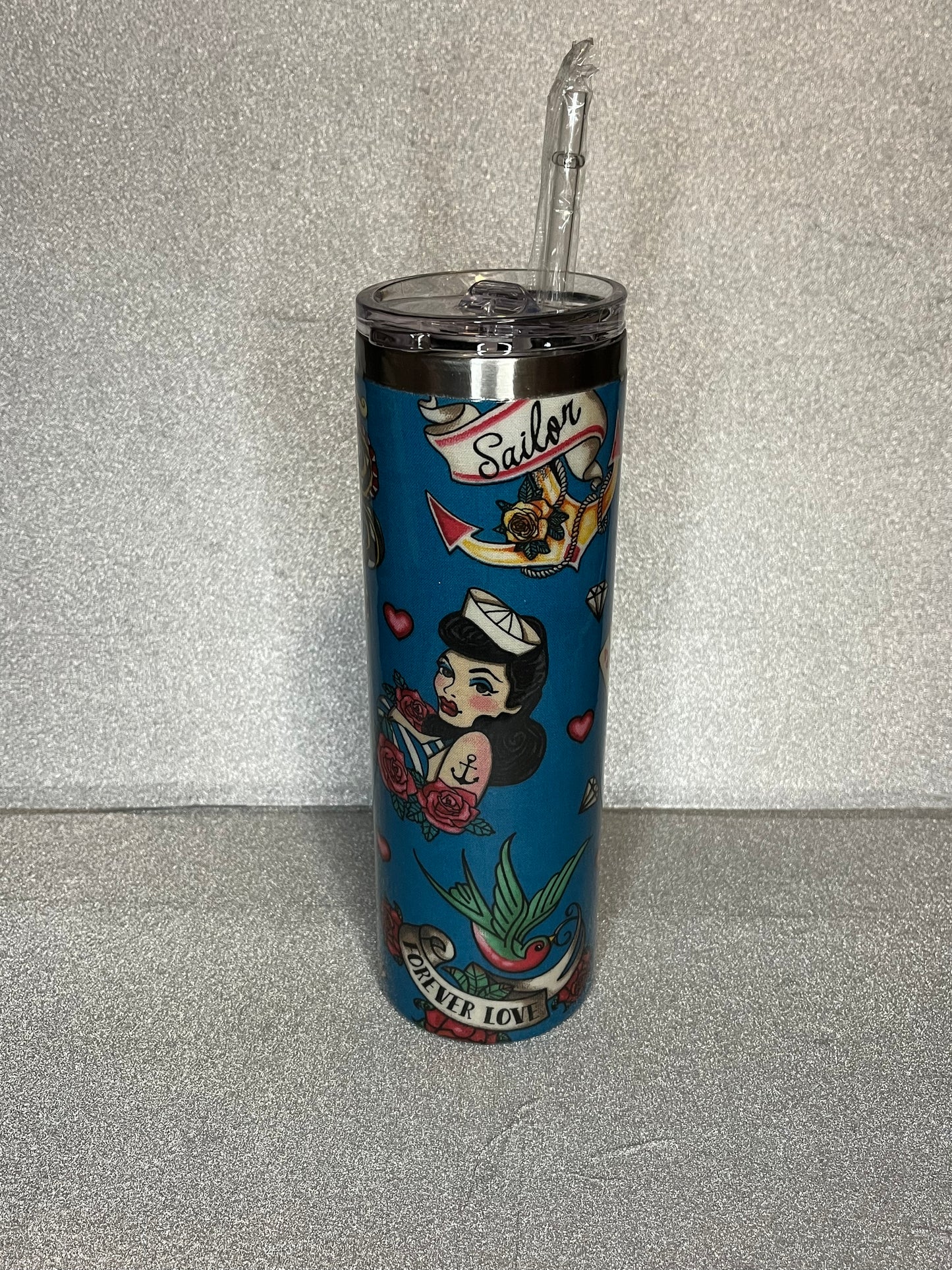 30 oz Skinny Tumbler - Sailor