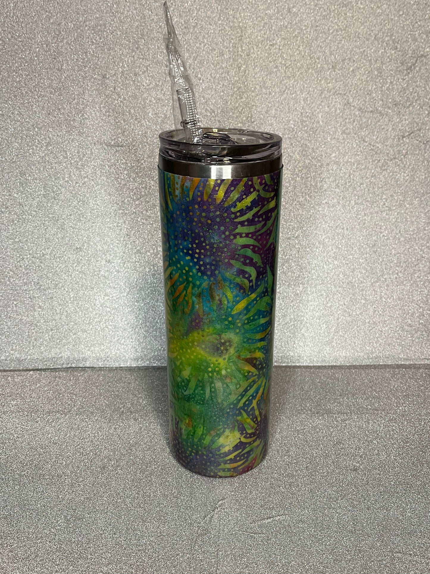 30 oz Skinny - Tye Dye Sunflower