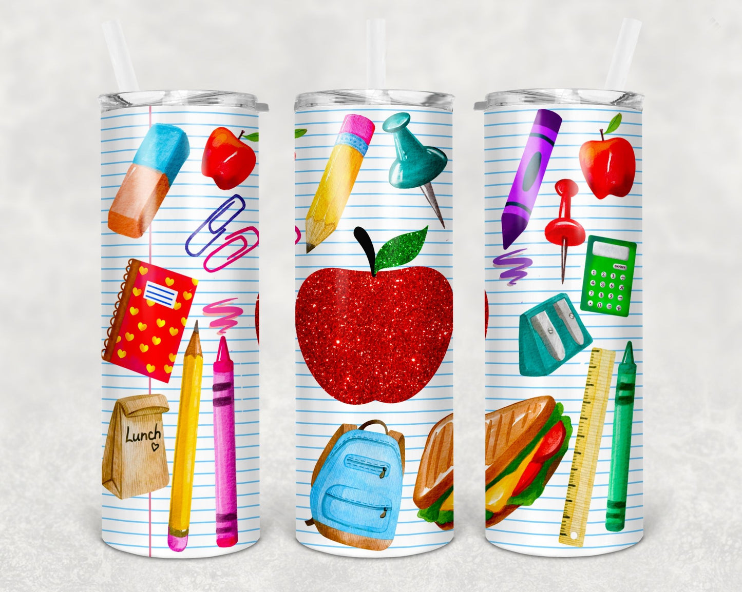 Teacher Appreciation 20 oz Skinny Tumbler